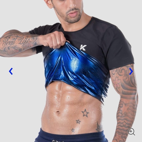 Men’s Sauna Shirt New in Package XL Black - Picture 5 of 9